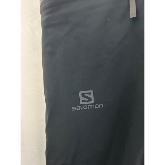 Salomon Men's Size Large Primaloft Snow Overalls Jumpsuits Black - Picture 13 of 16